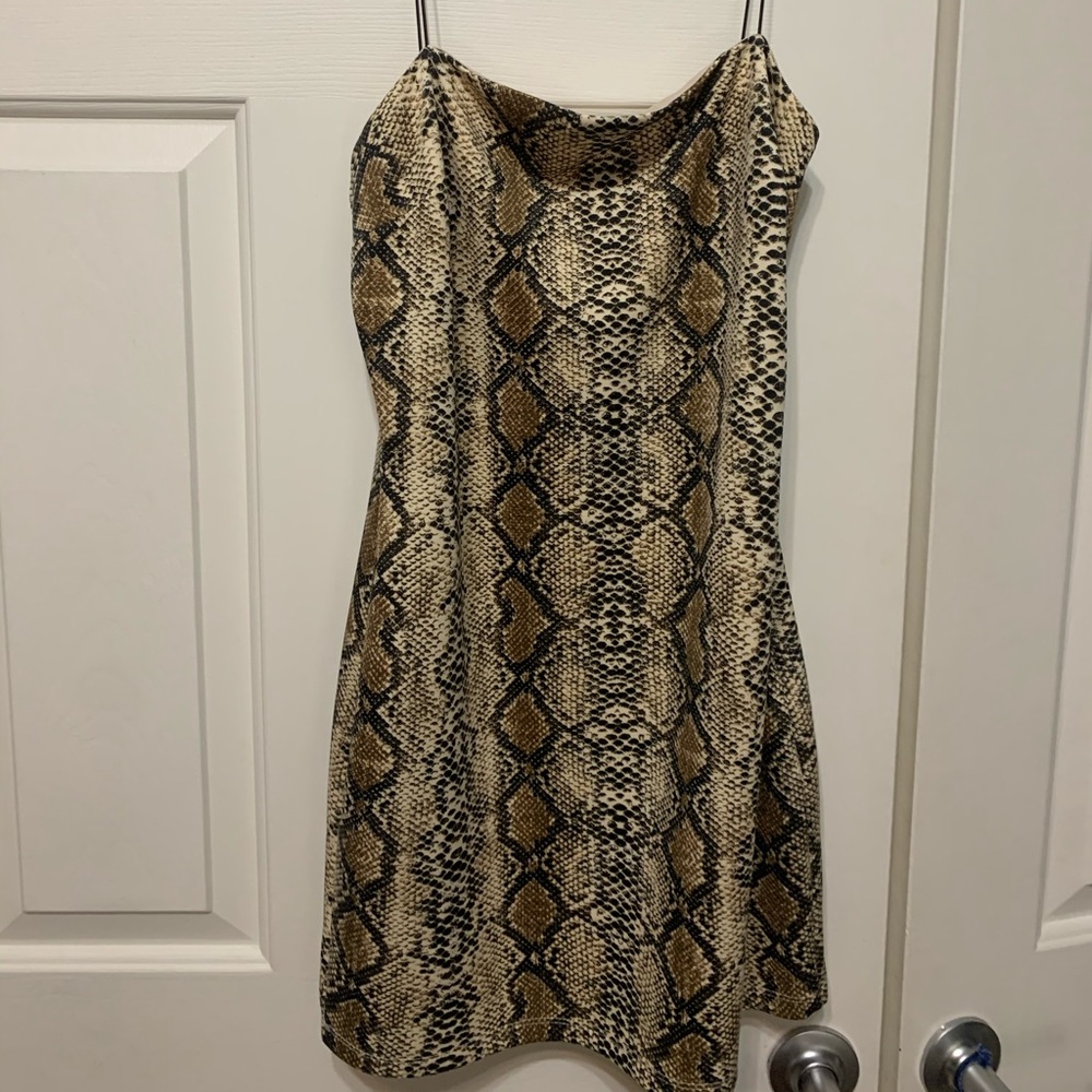 American Threads Snakeskin Dress